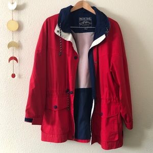 Vintage Pacific Trail Jacket, red white and blue